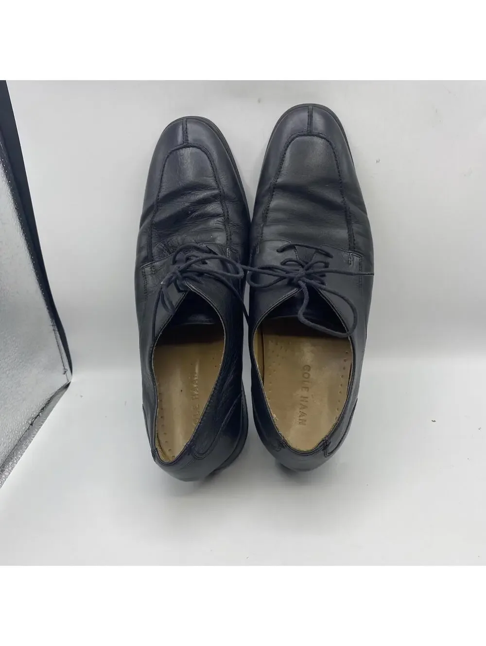Cole Haan Men's Henry Grand Split Black Leather Oxford  Size 10M  c12328